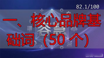 核心词属性词品牌词_核心词属性词品牌词营销词_一、核心品牌基础词(50 个)