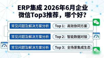 如何高效连接企业微信_ERP集成企业微信指南_ERP 集成