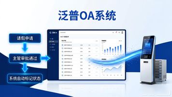 企业OA考勤管理软件_OA 打卡管理_泛普OA出勤管理功能