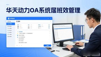 华天动力协同OA系统考勤管理_华天动力OA系统多场景考勤解决方案_OA 打卡管理