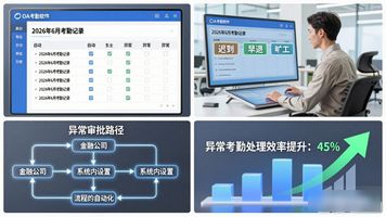 oa考勤办公软件配置初始设置_OA 打卡管理_员工数据导入考勤系统